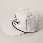 THE DAD CLUB Embroidered White Camo Trucker Hat