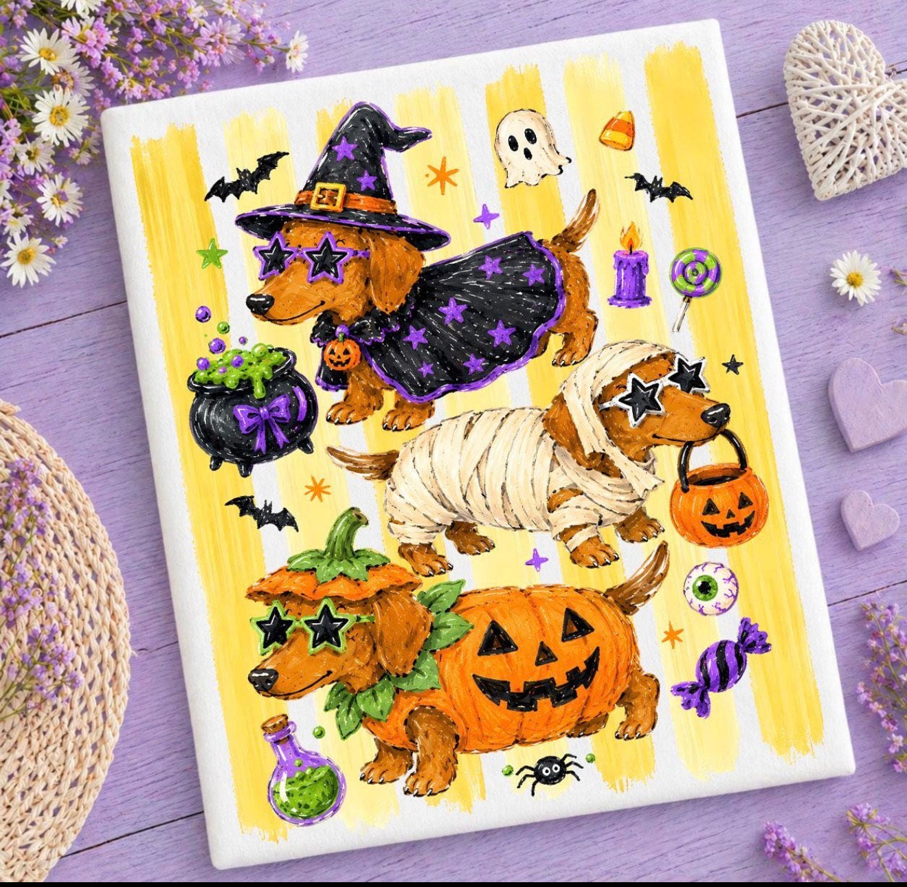 Halloween Dachshund 🦇