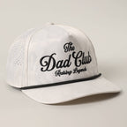 THE DAD CLUB Embroidered White Camo Trucker Hat