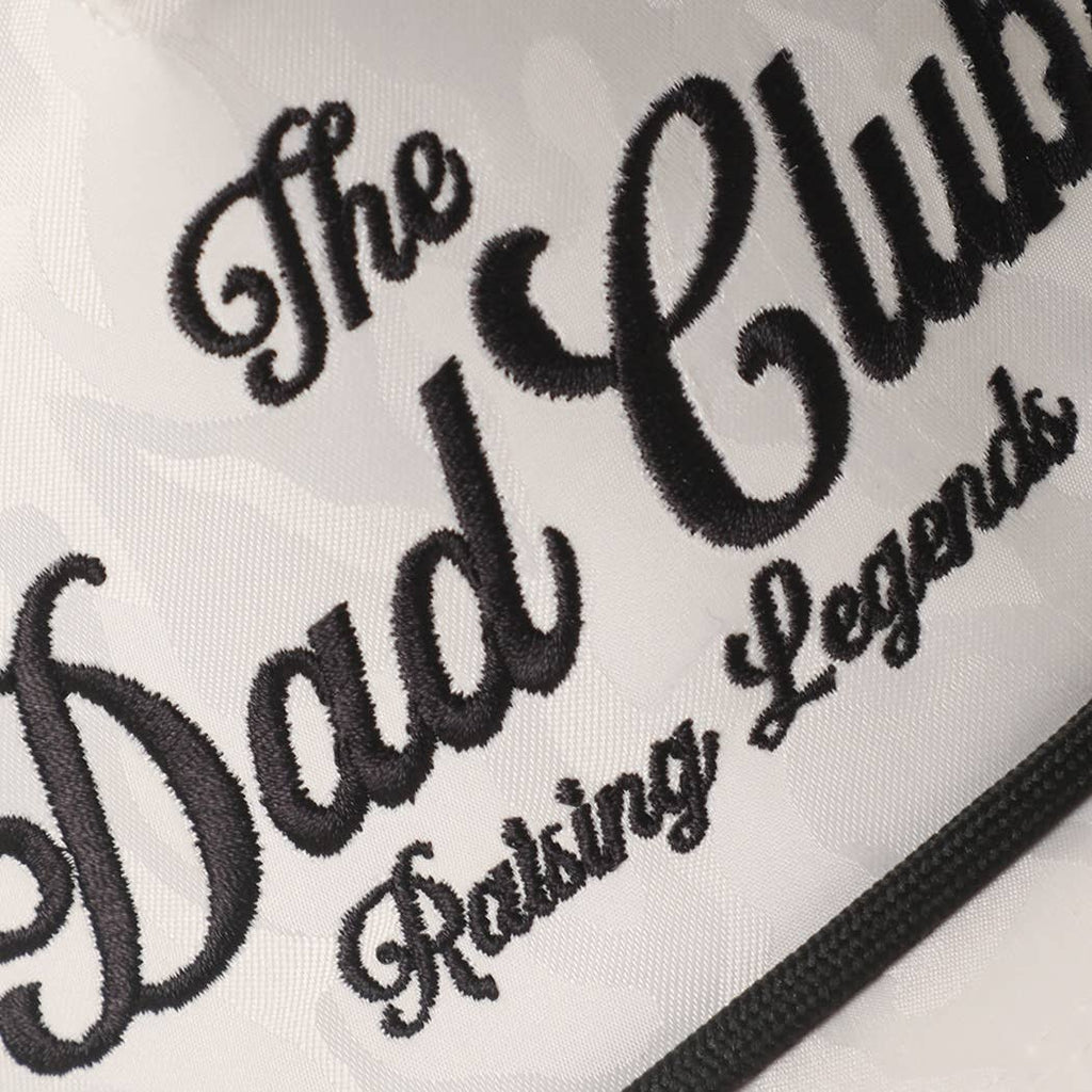THE DAD CLUB Embroidered White Camo Trucker Hat