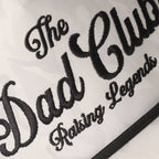 THE DAD CLUB Embroidered White Camo Trucker Hat