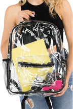 Extra Large Color Outlined Clear Pvc Backpack