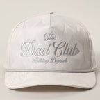 THE DAD CLUB Embroidered White Camo Trucker Hat