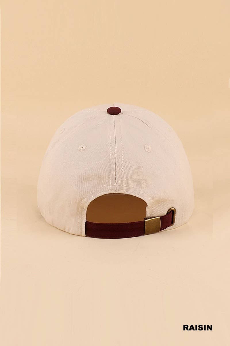 That Sounds Like My Husband’s Problem Two Tone Cotton Hat  Zenana Consgt.