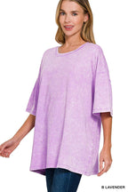 Washed Cotton Oversized Tee