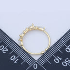 Dainty Marquise Ring, Minimalist Jewelry, CZ ring, stackable
