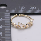 Dainty Marquise Ring, Minimalist Jewelry, CZ ring, stackable