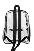 Extra Large Color Outlined Clear Pvc Backpack