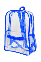 Extra Large Color Outlined Clear Pvc Backpack