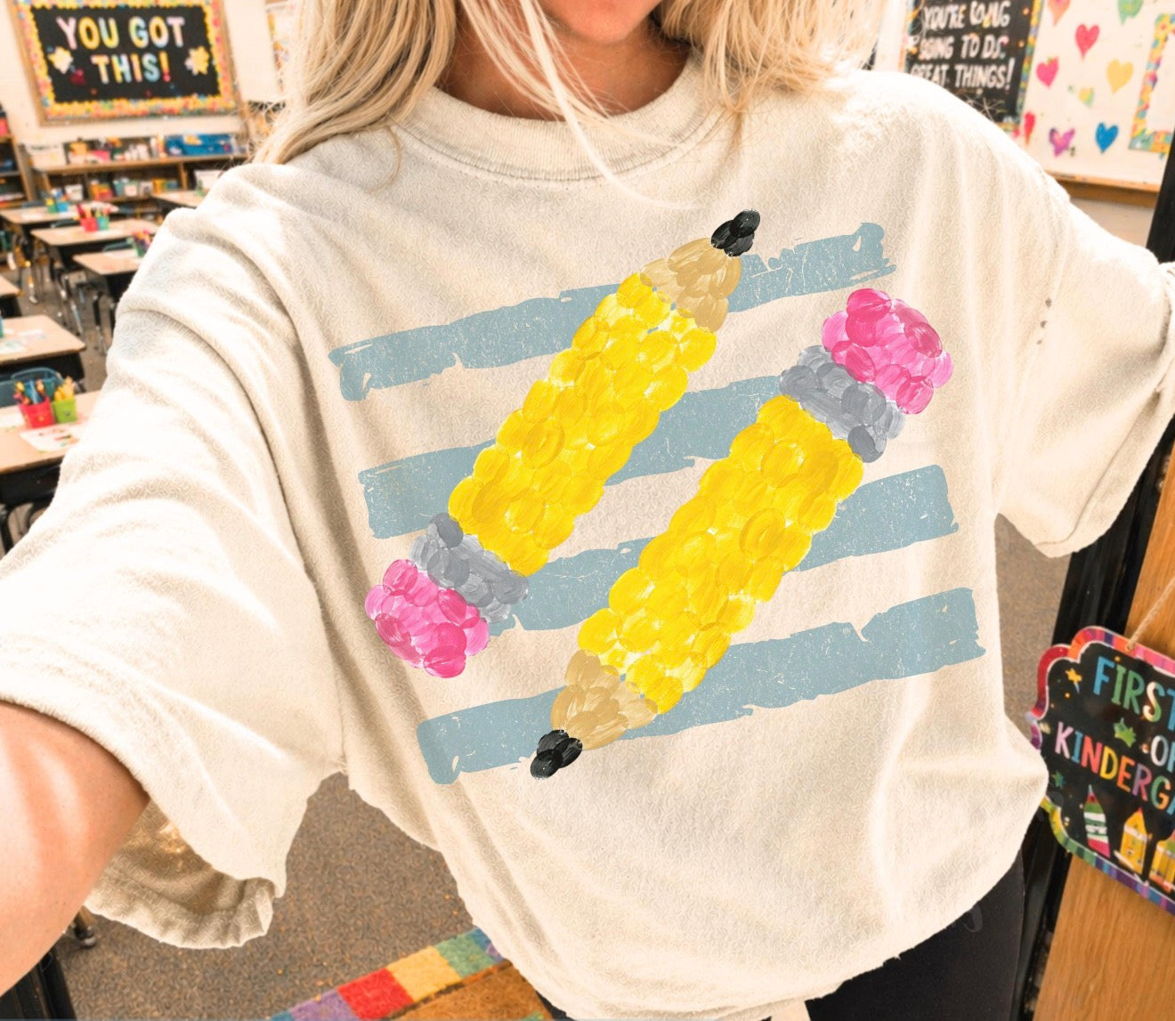 PENSIL TEACHER TEE