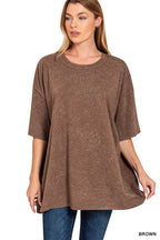 Washed Cotton Oversized Tee
