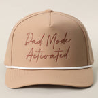 Dad Mode Activated Embroidered Premium Materials Trucker Hat