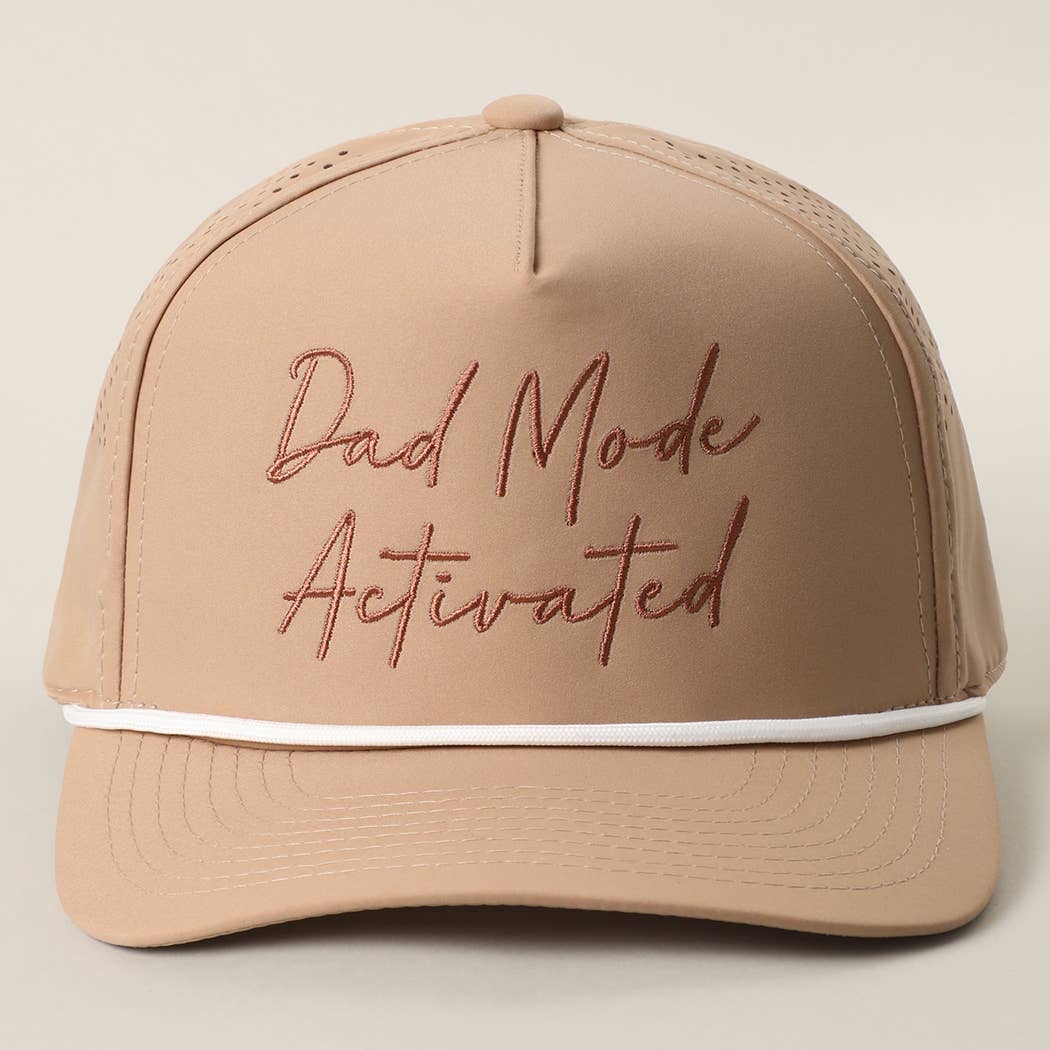 Dad Mode Activated Embroidered Premium Materials Trucker Hat