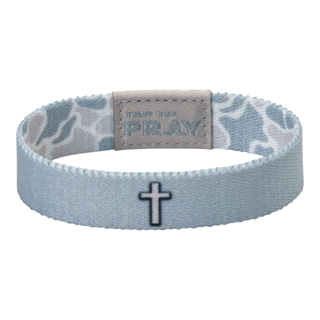 Tap To Pray® Wristband – River Rock Camo - Aspen